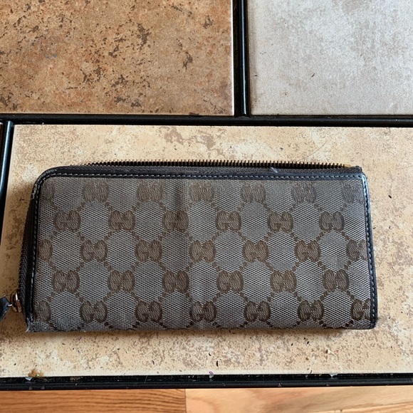 gucci fabric wallet